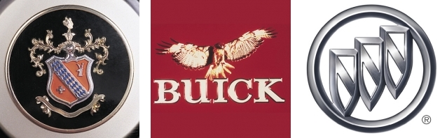 Buickov logo iz 1942... zamenjen 1975... I najnoviji Buick logo